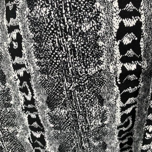 DVF Diane von Furstenberg New Jeanne Oasis Snake black wrap dress new 2 - Picture 4 of 6